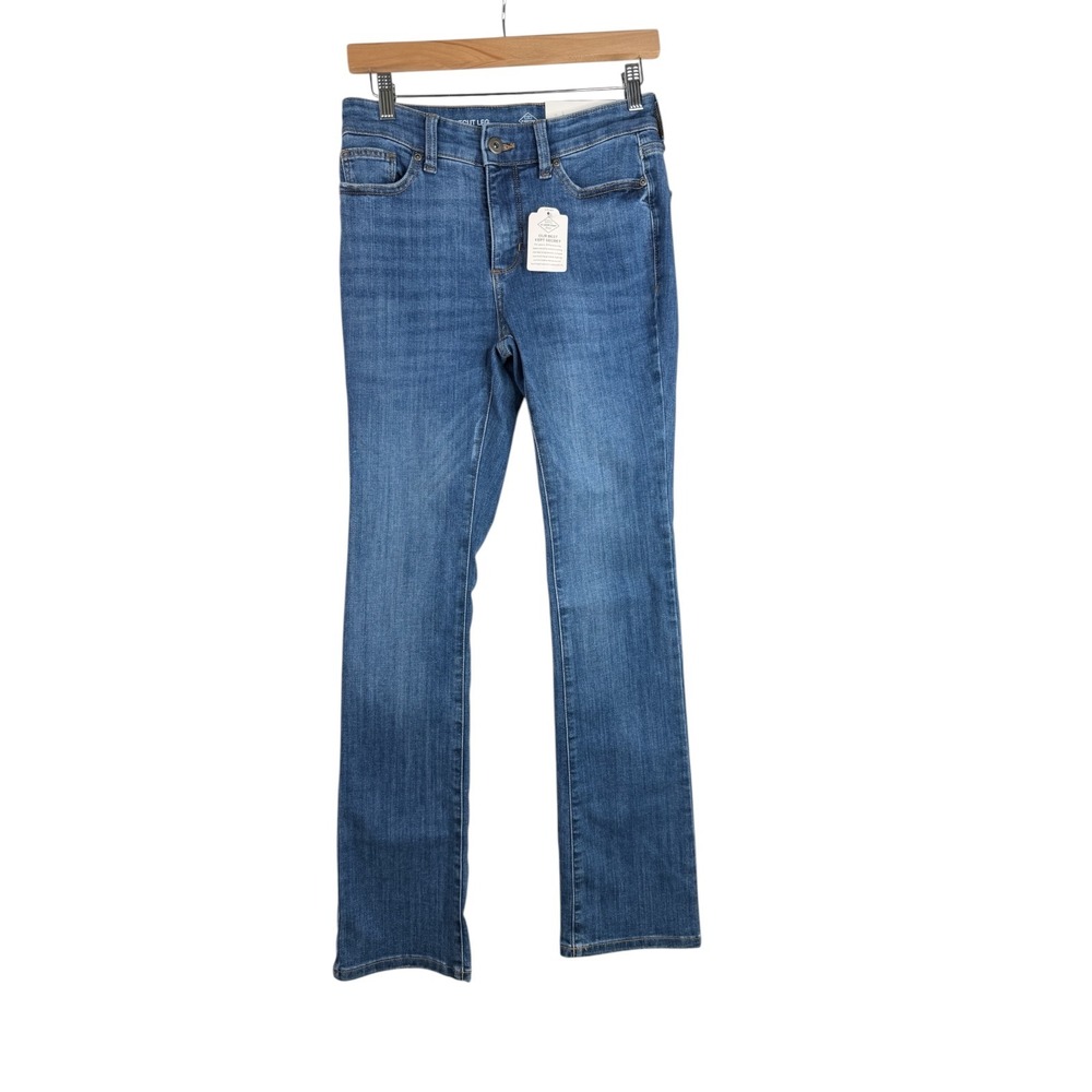 New St. John's Bay Bootcut Leg Denim Jeans size 2 Blue